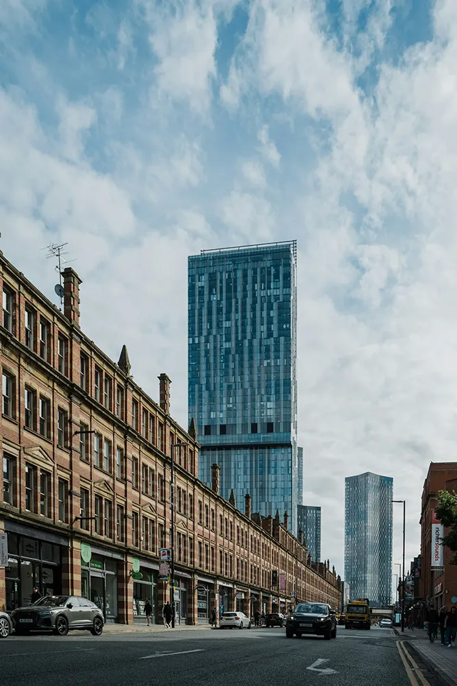 Manchester city centre skyline